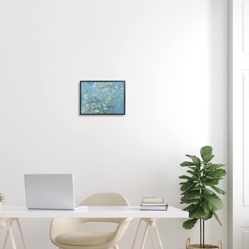 Stupell Almond Blossoms Vincent van Gogh Classic Tree Blossom Painting Framed Wall Art, Design by one1000paintings
