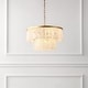 preview thumbnail 9 of 13, SAFAVIEH Couture Kiandra 19.75-Inch Marble 4-Light Tier Chandelier - 19.75" W x 19.75" D x 18.25 / 66.25" H