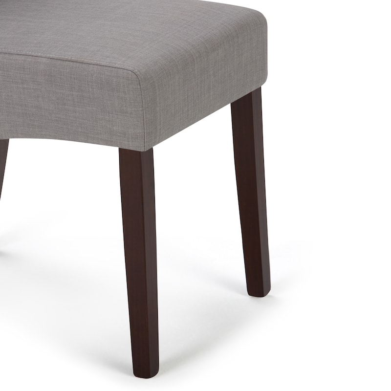 WYNDENHALL Franklin Transitional Deluxe Parson Dining Chair (Set of 2) - 17.7"w x 19.7"d x 40.2"h