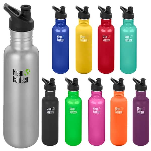 Shop Klean Kanteen Classic 27 Oz Single Wall Bottle With 3 0 Sport Cap Overstock 22253863