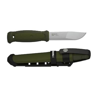 Kansbol Fixed Blade Knife with Sandvik Blade & Multi Mount - Green