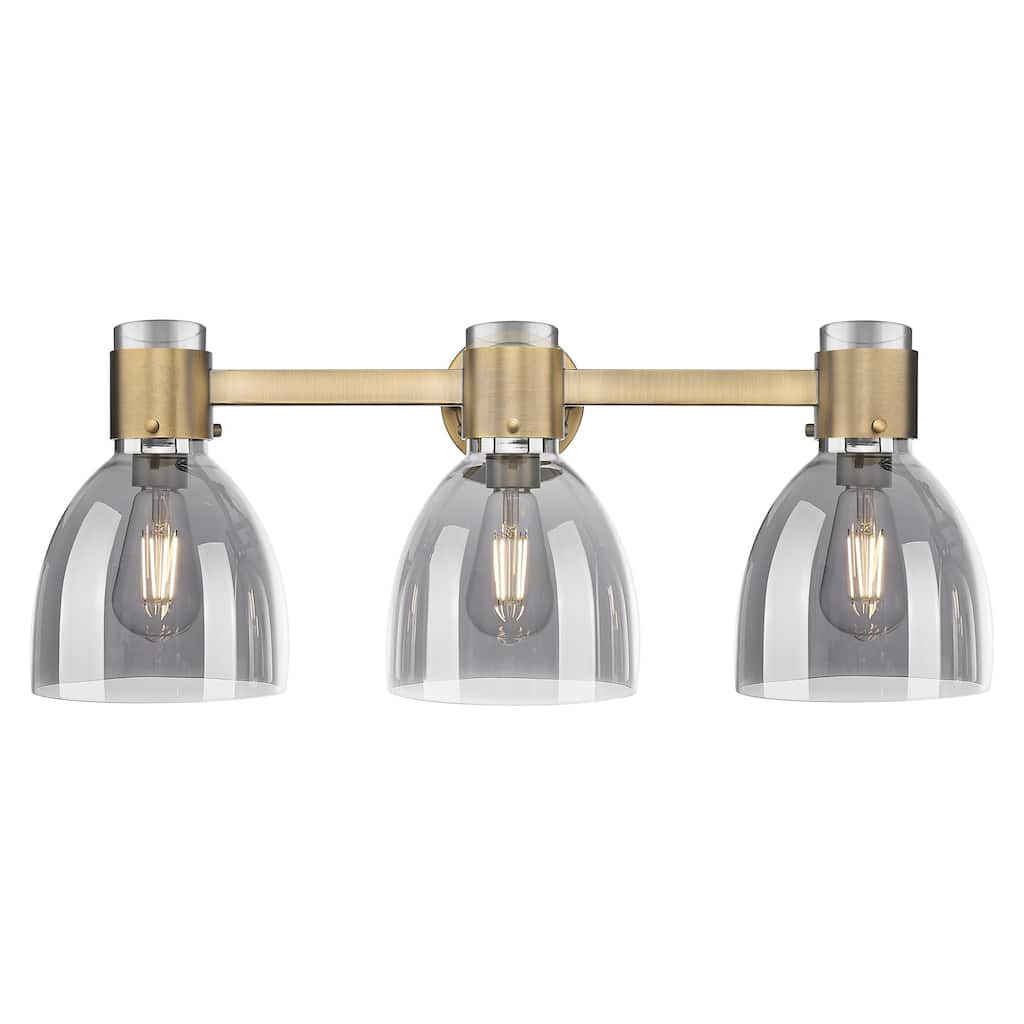 Innovations Lighting 464-3W-G464D-7SM Lawton Bell 3 Light 24" Wide