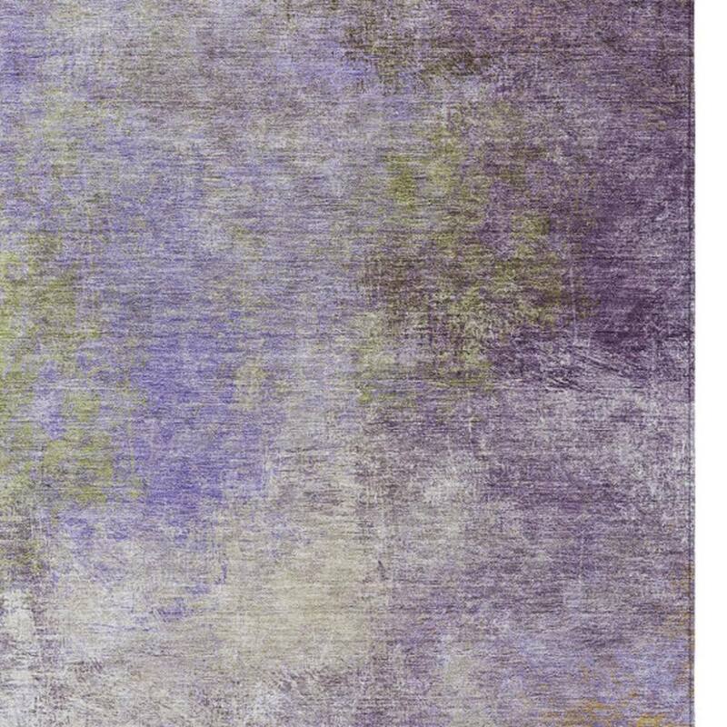 HomeRoots Abstract Transitional Rectangle Outdoor Rug