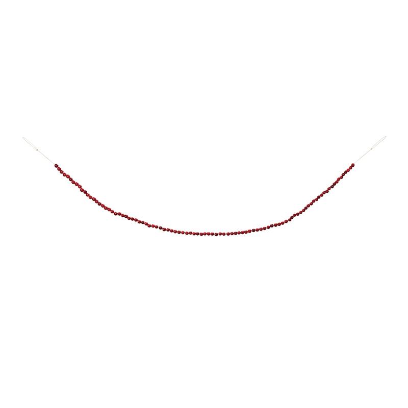 Cranberry String Garland (Set of 2) - Red