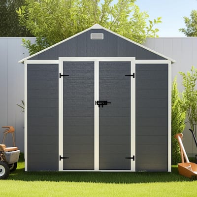 Outdoor Resin Storage Shed, High-Quality PP Material Shed