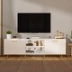preview thumbnail 2 of 8, Timechee 69-in Modern TV Stand Console Center w/ Double Doors - 69"L