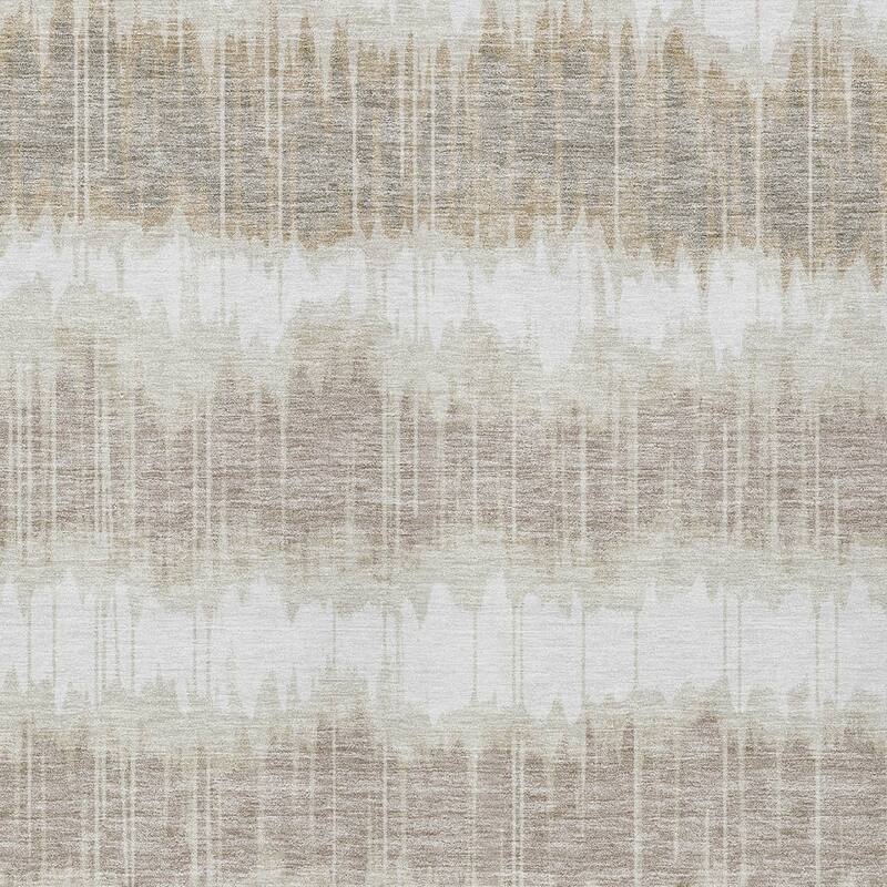HomeRoots Striped Transitional Rectangle Outdoor Rug