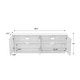 preview thumbnail 14 of 71, Wave Textured Modern Sideboard Cabinet