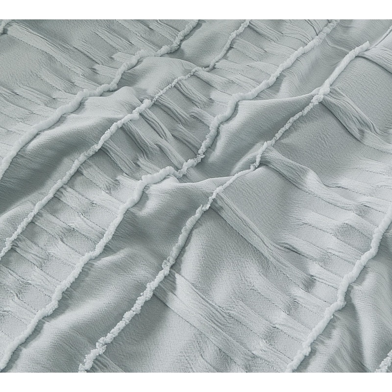 Nanshing Dakota Clipped Stripes Comforter Set