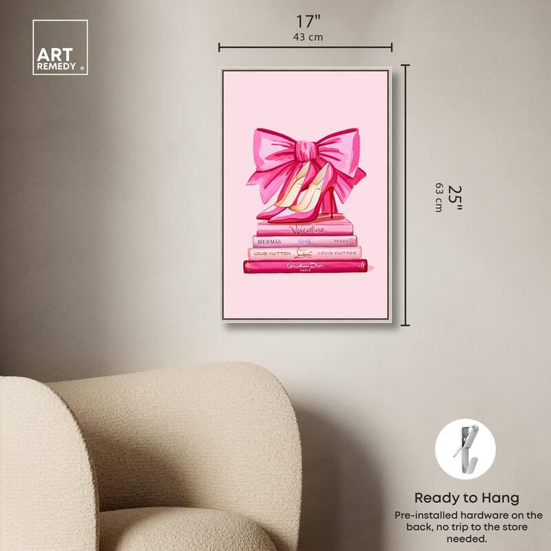 Roseate Runway Reads Canvas by Art Remedy