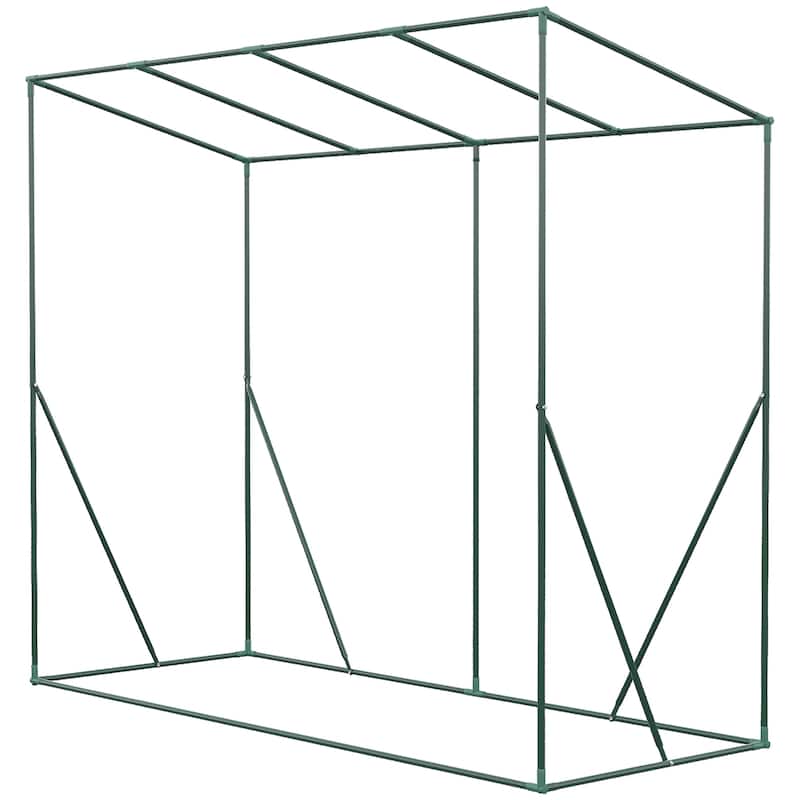 Walk-in Garden Greenhouse Patio Hot House w/ Steel Frame
