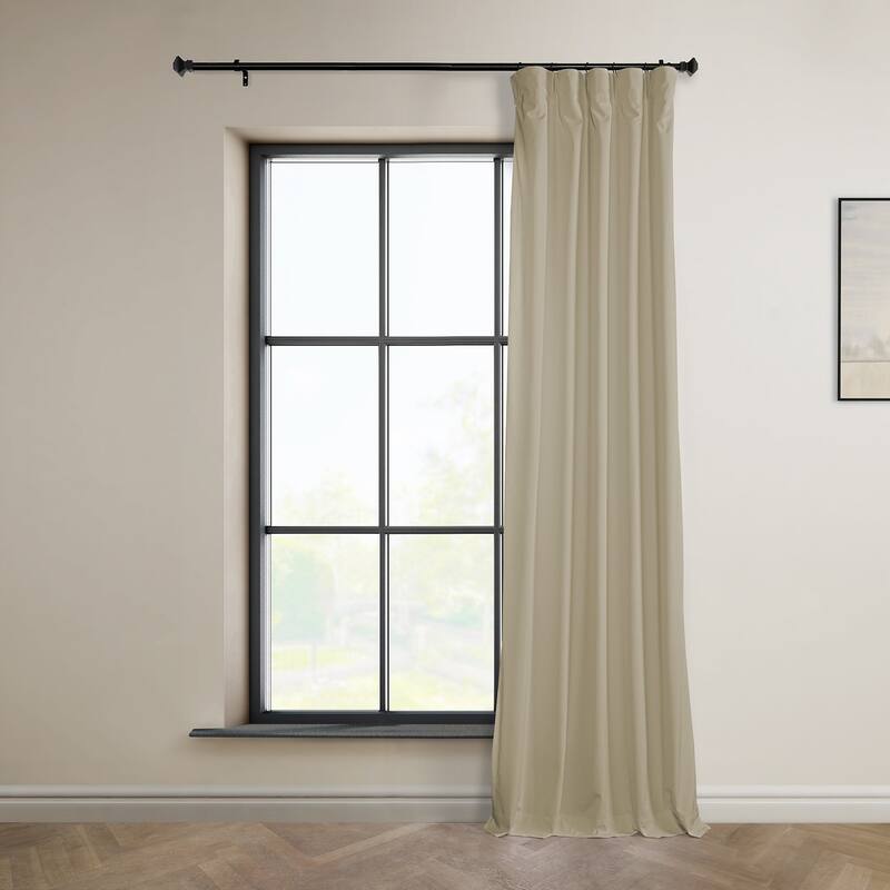 Exclusive Fabrics Heritage Plush Velvet Curtain (1 Panel)