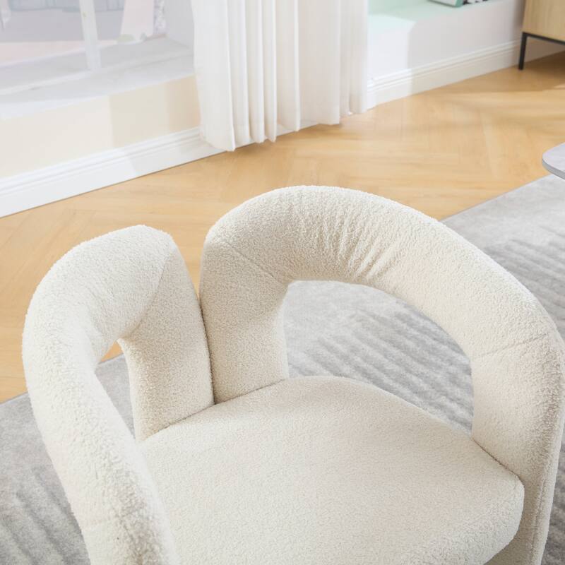 Velvet Fabric Upholstered Accent Chair Set of 2