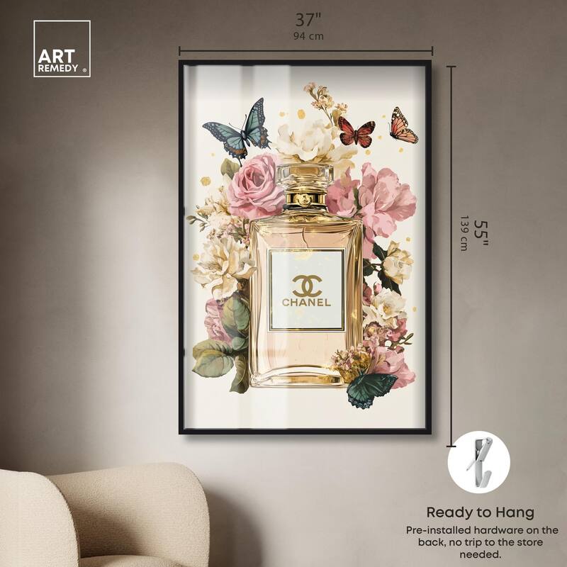 Glam Bloom Butterfly Perfume Shadowbox by Art Remedy