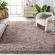 preview thumbnail 9 of 18, SAFAVIEH Polar Shag Bibi Glam Solid 3-inch Extra Thick Rug - White - 5'1" Square