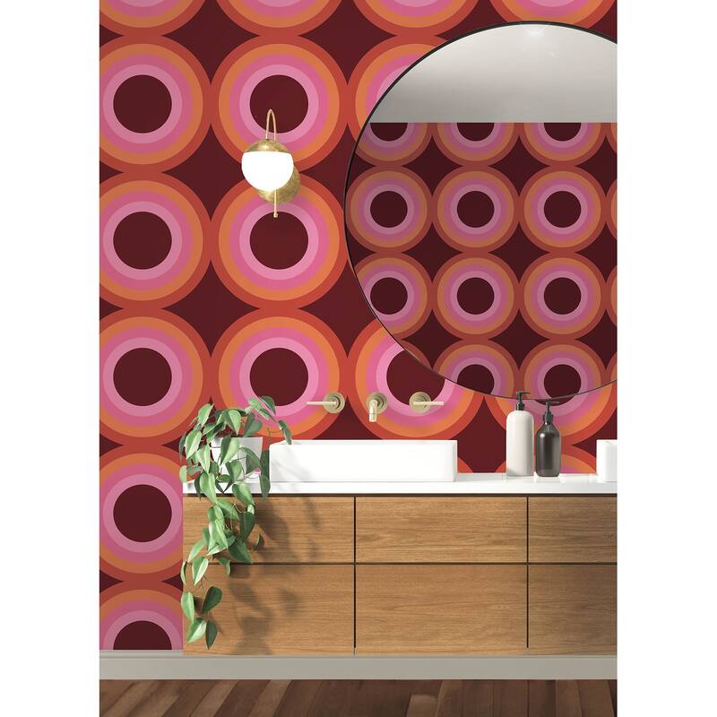 Very Gay Paint Sir Culls Pink Peel and Stick Wallpaper