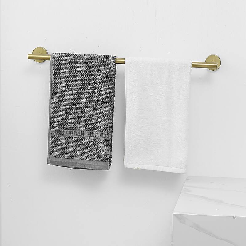 Modern Brushed Gold 5-Piece Bathroom Hardware Set