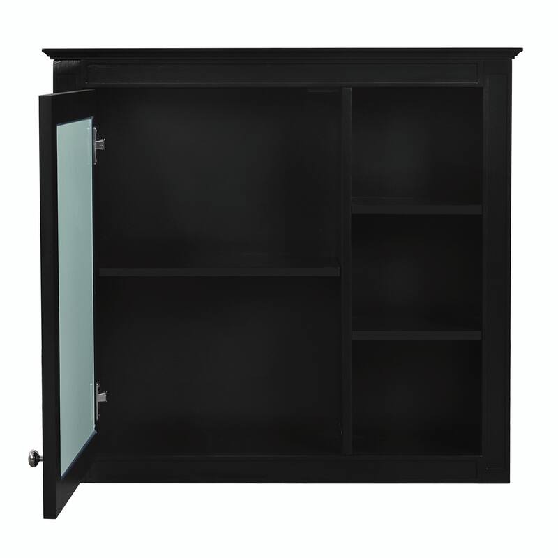 30" Bathroom Vanity with Mirror, Sink, and Storage Cabinet