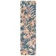 preview thumbnail 50 of 71, SAFAVIEH Handmade Blossom Jetchka French Country Floral Wool Rug 2'3" x 8' Runner - Blue/Plum - Runner