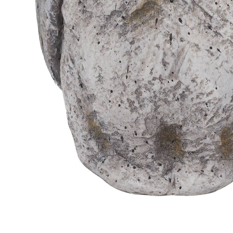 Polystone Owl Indoor Outdoor Decorative Garden Sculpture - Gray - Roche River Decor