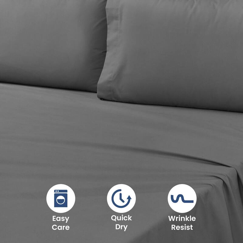 Martex Easy Care - Soft Breathable Wrinkle Resistant Pillowcase Pair