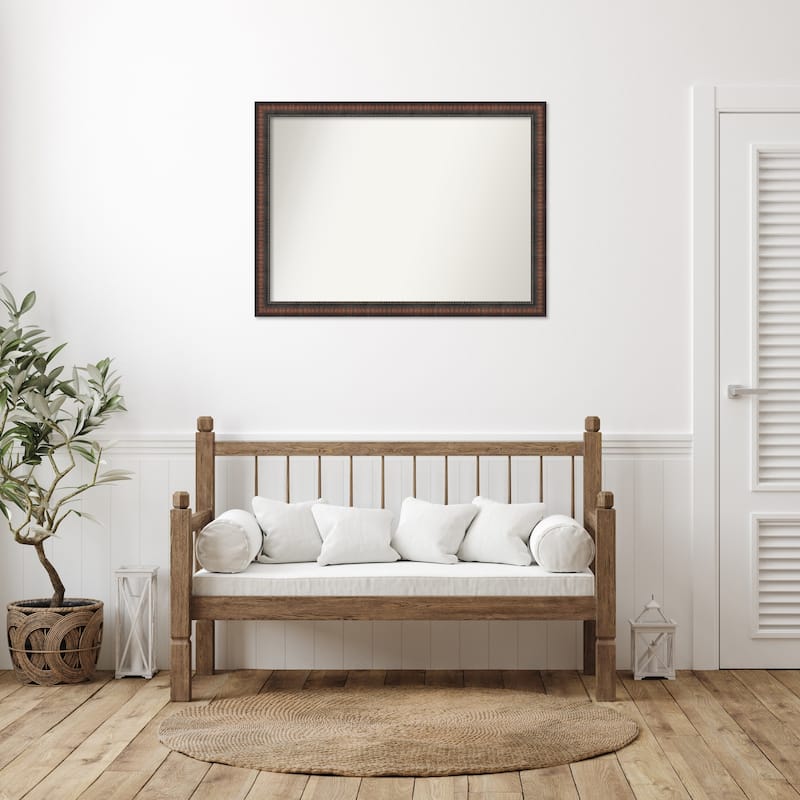 Caleb Brown Non-Beveled Framed Wall Mirror - Caleb Brown