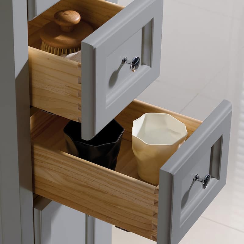 Fresca Oxford 68" MDF Free Standing Bathroom Linen Tower