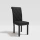 High-Back Tufted Nailhead Upholstered Dining Chairs (Set of 6)