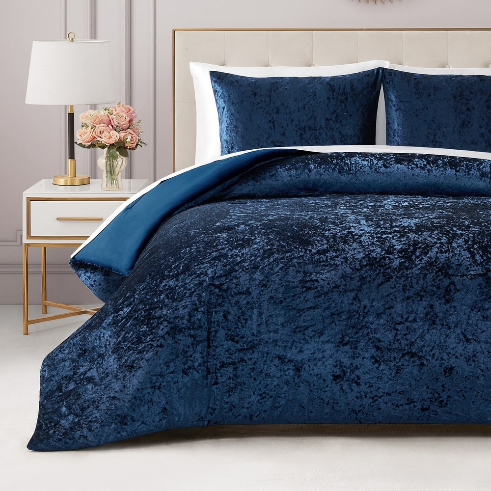 Juicy Couture Crushed Velvet Comforter Set