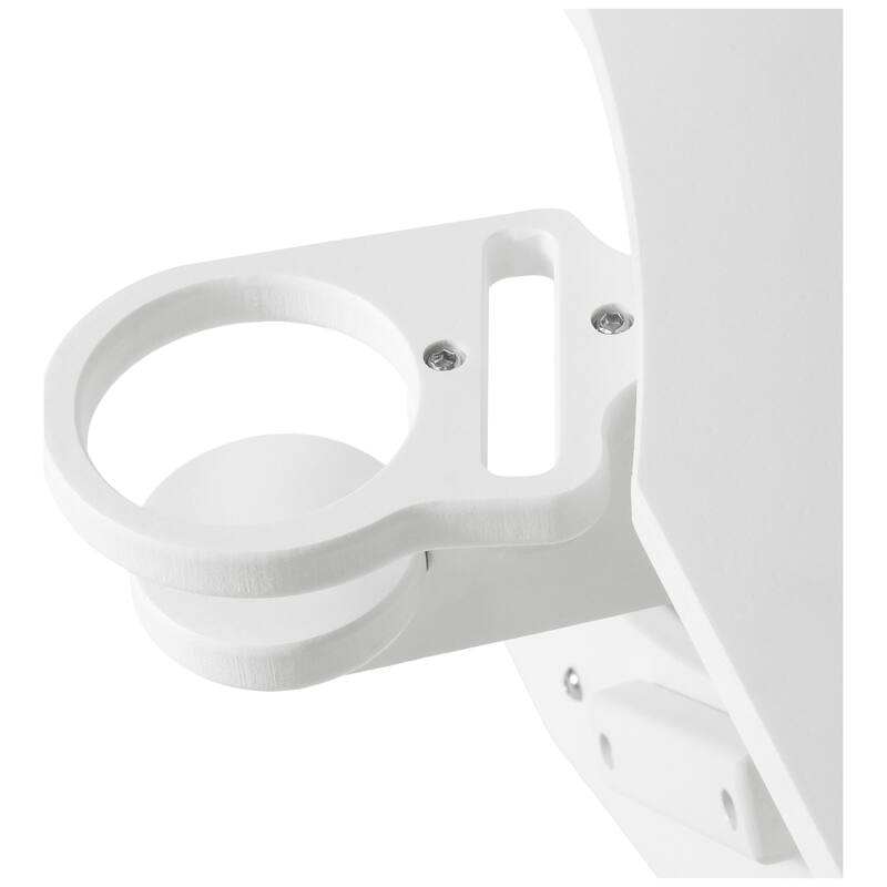 Laguna Outdoor Folding Adjustable Adirondack Chair with Hideaway Ottoman & Round Side Table