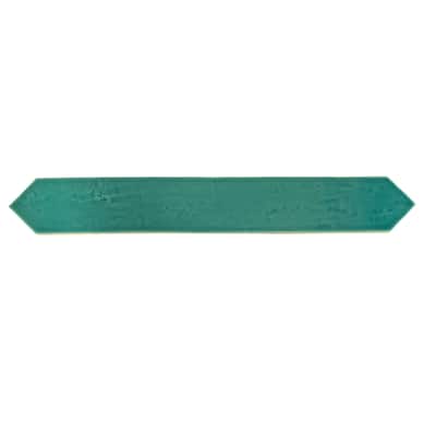 Apollo tile 3" x 19" Terralis Glossy Turquoise Blue Porcelain Tile (7.65 sq ft/case) - 20 Pack
