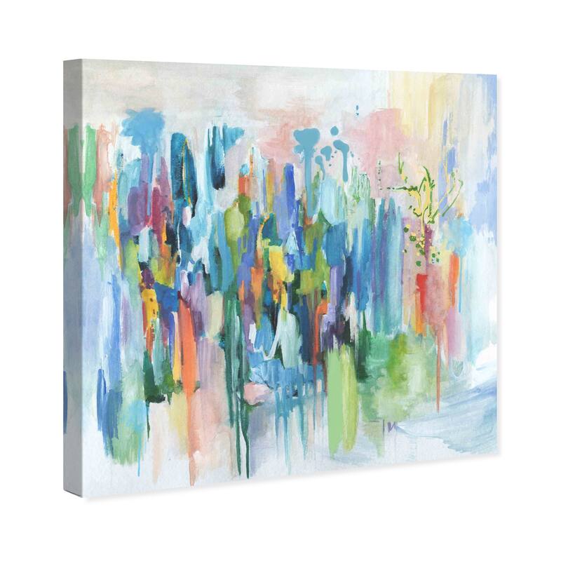 Wynwood Studio Canvas Abstract Deep Thoughts Blue and Modern & Contemporary Wall Art Canvas Print