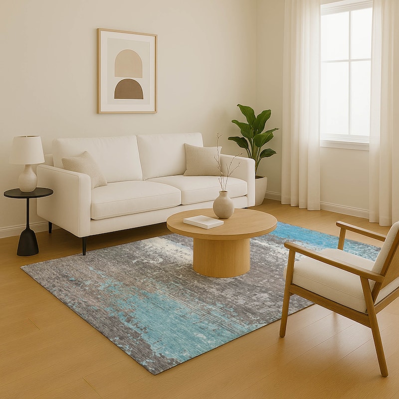 Premium Washable Super Soft Abstract Modern Mayfield Rug