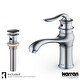 preview thumbnail 1 of 22, Karran Dartford Single Hole Single Handle Basin Bathroom Faucet with Matching Pop-up Drain Stainless Steel