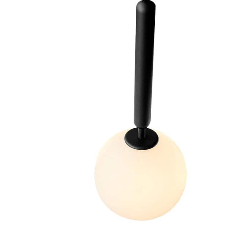 1-light Glass Globe Pendant Light