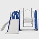 preview thumbnail 12 of 55, Toddler Slide and Swing Set 5 in 1