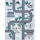 preview thumbnail 39 of 42, SAFAVIEH Kids Playhouse Machine Washable Slip Resistant Violanthi Neighborhood Road Rug 4'4" x 6' - Blue/Dark Grey