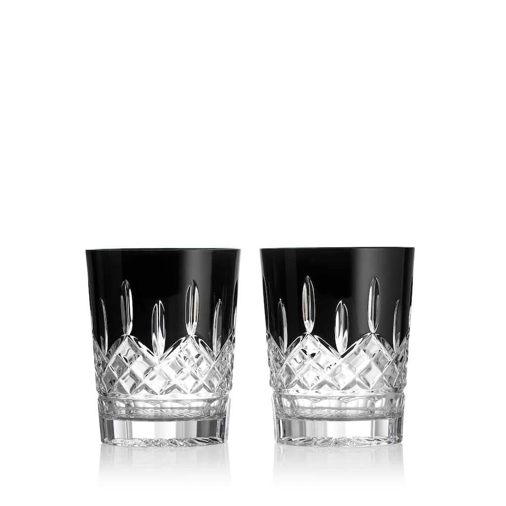 Waterford Lismore Black Tumbler 9floz, Set of 2