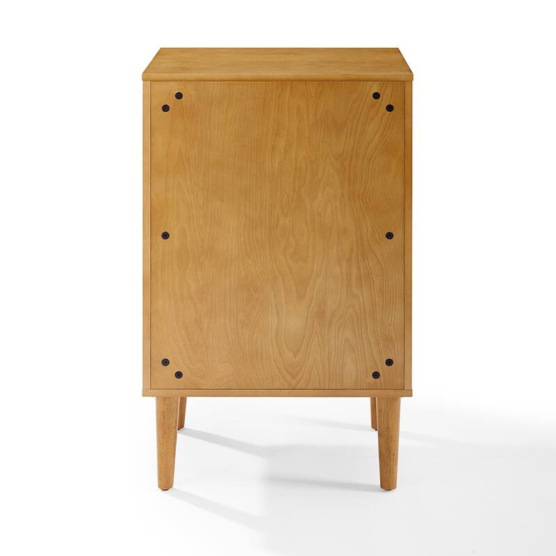Crosley Everett Record Player Stand In Acorn Finish