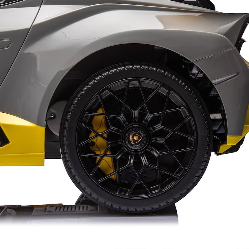 Dual-Drive Electric Ride-On Car with Remote Control, USB, Music, and 360° Spins