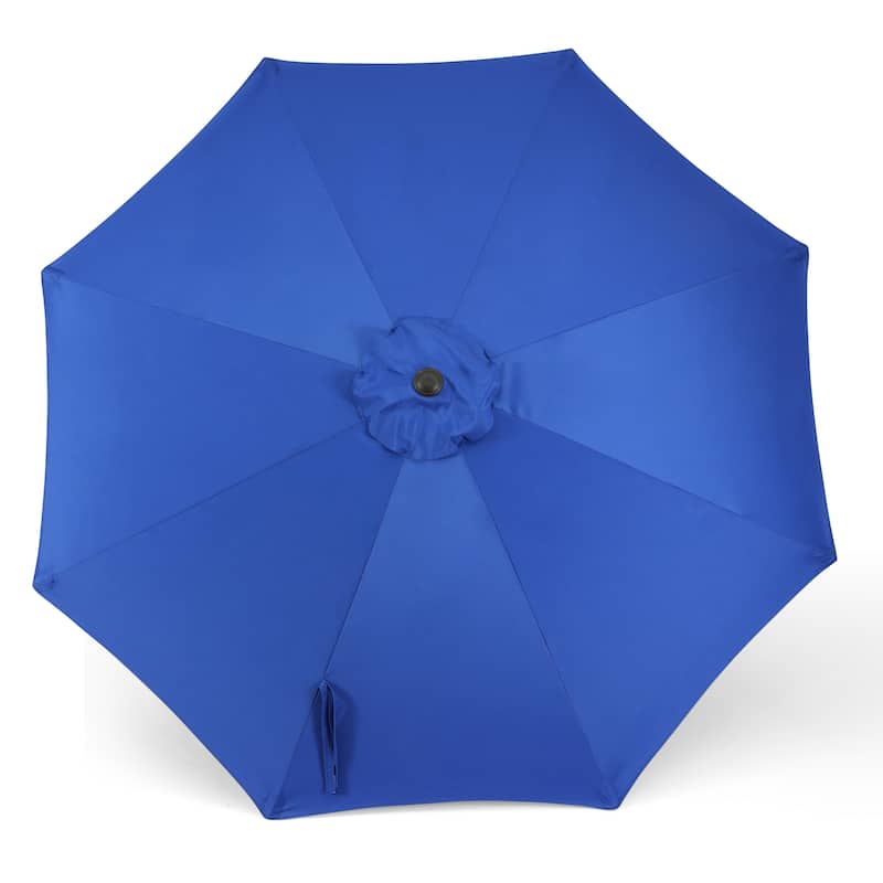 Holme 9-foot Steel Market Patio Umbrella with Tilt-and-Crank