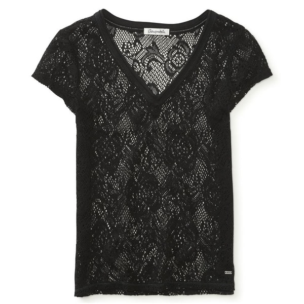 AEROPOSTALE Womens Lace Pullover Blouse