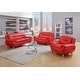 preview thumbnail 19 of 20, Sanuel 3 pieces living room sets Red