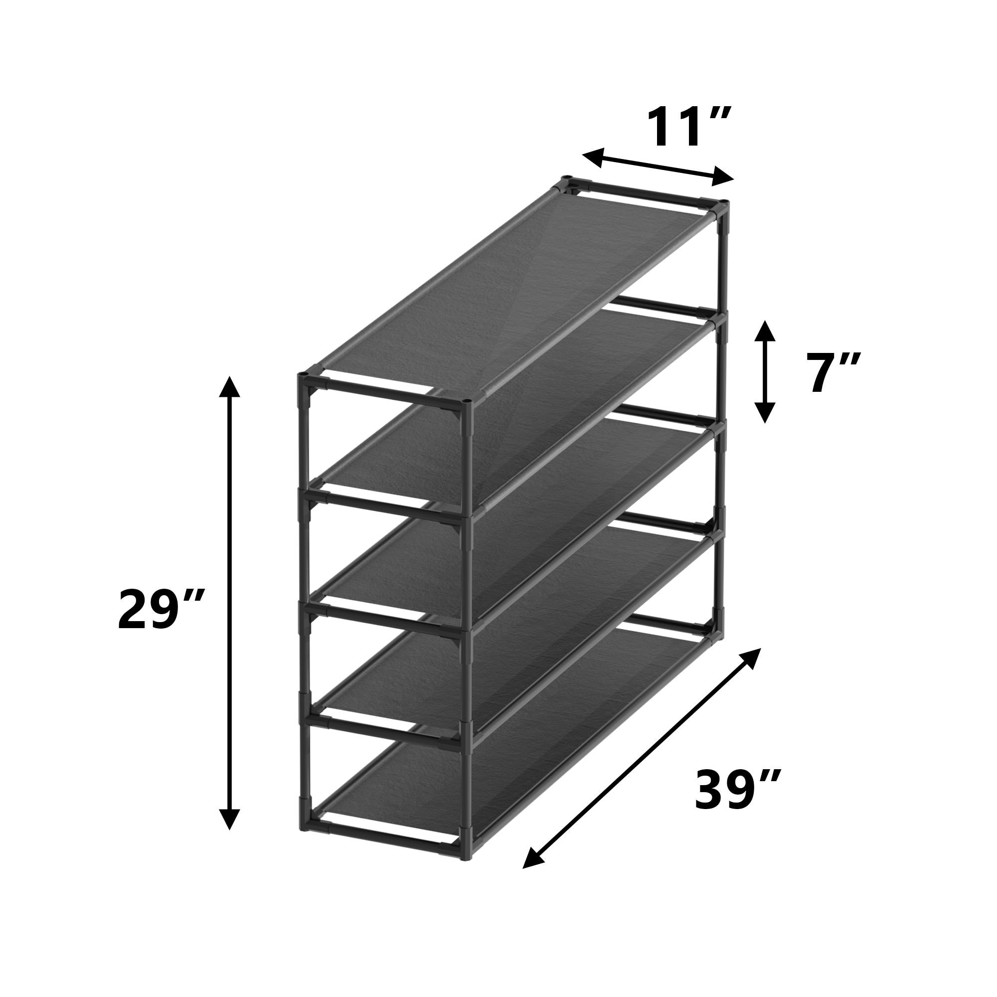 Modern Waterproof Shoe Rack Organizer Tower Space-Saving for Small Areas-image