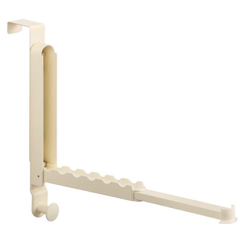 Sorbus Over Door Hanger, Foldable, Heavy-Duty and Space Saving Over Door Organizer Drying Rack, (6 Anti-Slip Hooks) - White