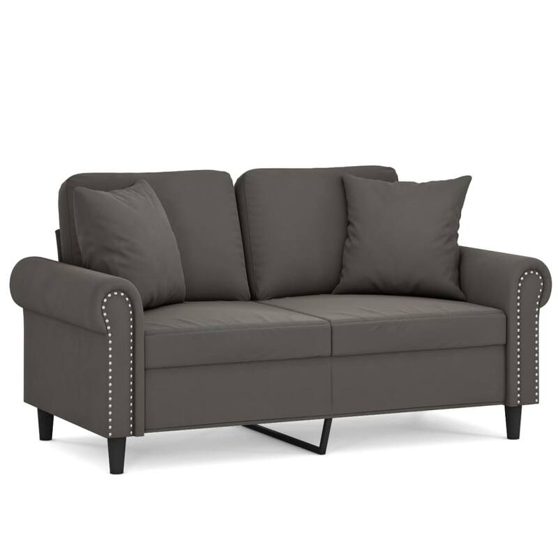 vidaXL Sofa Sectional Couch with Pillows and Cushions for Living Room Velvet