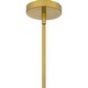 preview thumbnail 5 of 4, Marza 1-Light Brushed Gold Mini Pendant