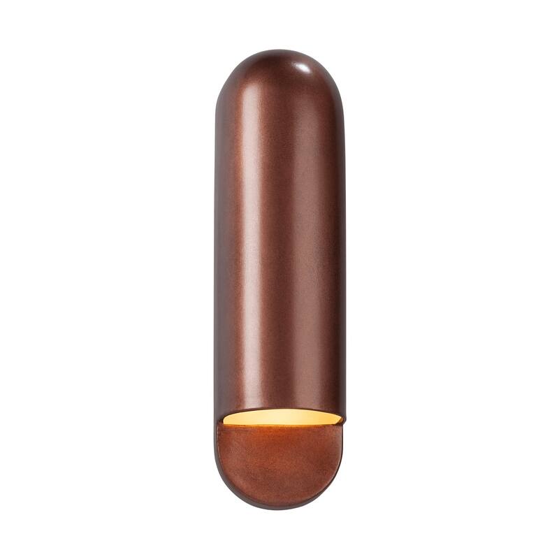 Ambiance Capsule 1-light Large Antique Copper ADA Outdoor Wall Sconce
