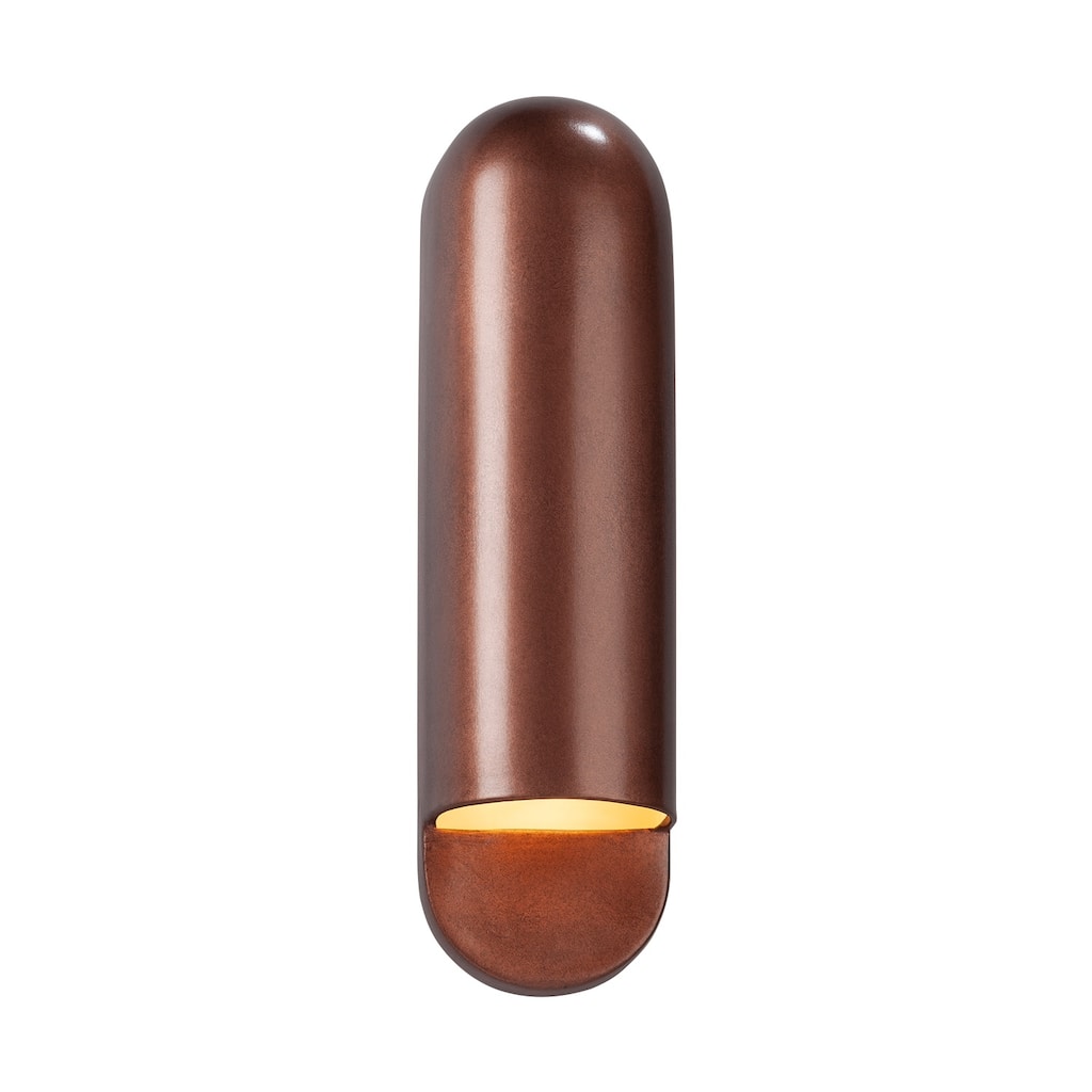 Ambiance Capsule 1-light Large Antique Copper ADA Outdoor Wall Sconce