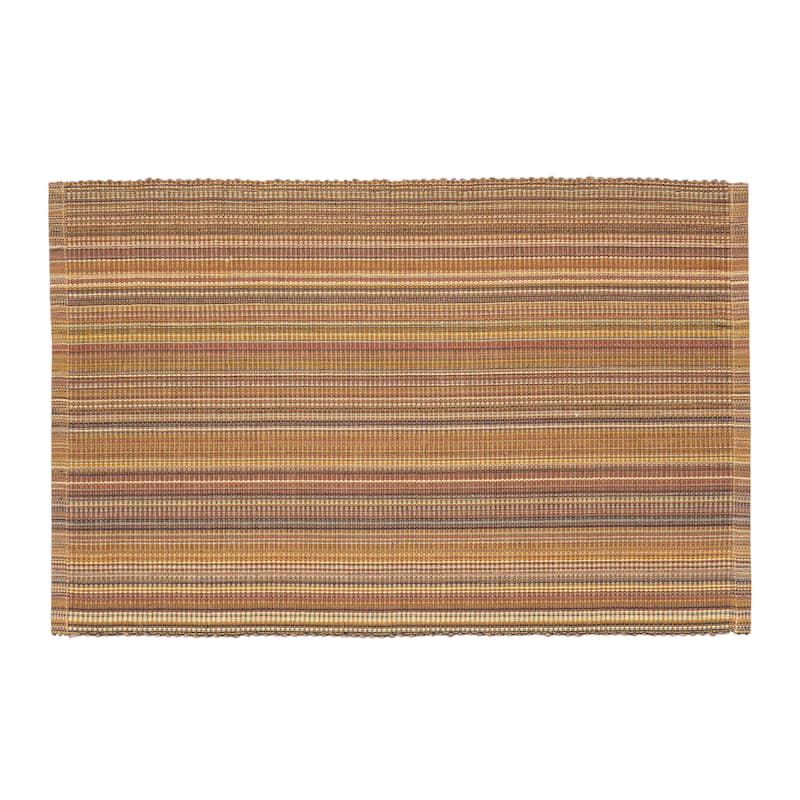 Cedar Stripes Placemats Set of 6, 13" x 19"